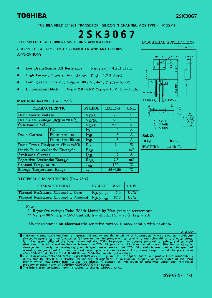 2SK3067_278942.PDF Datasheet
