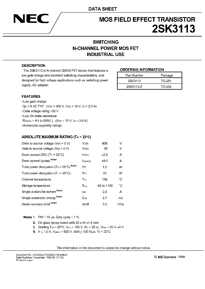 2SK3113_296371.PDF Datasheet
