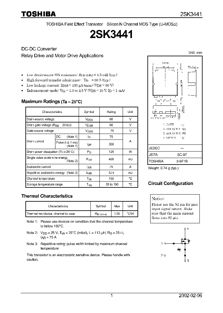 2SK3441_285569.PDF Datasheet