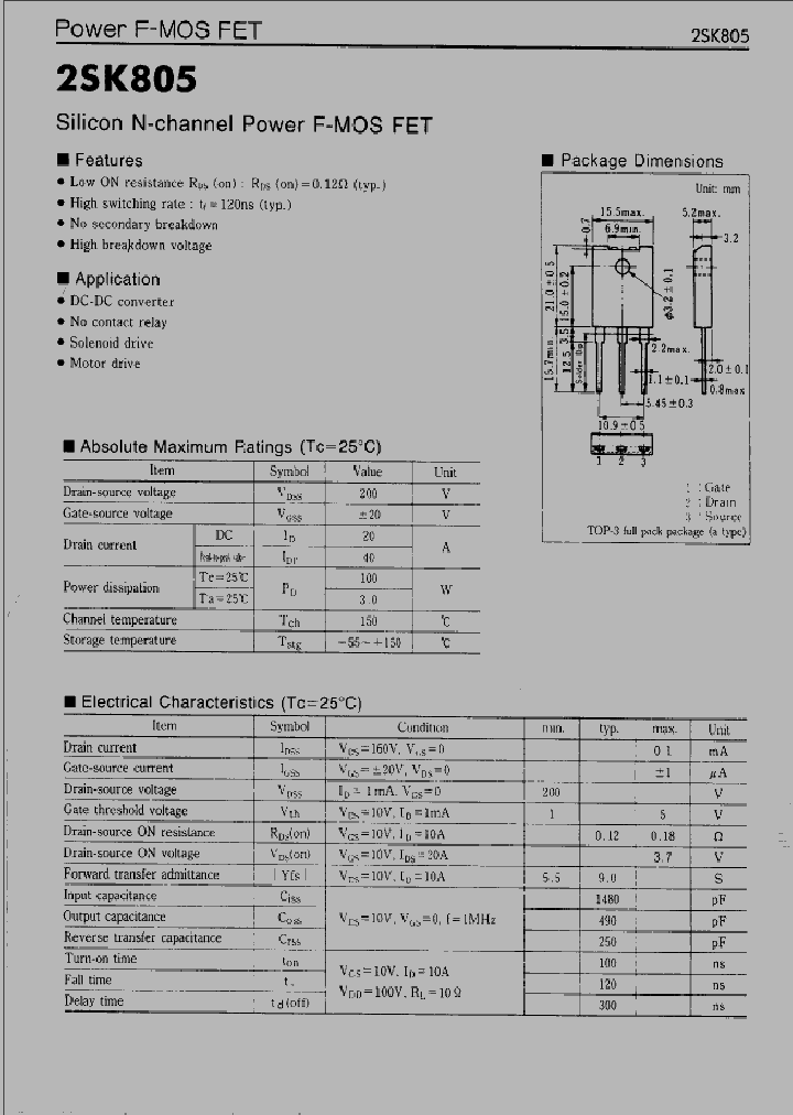2SK805_207312.PDF Datasheet