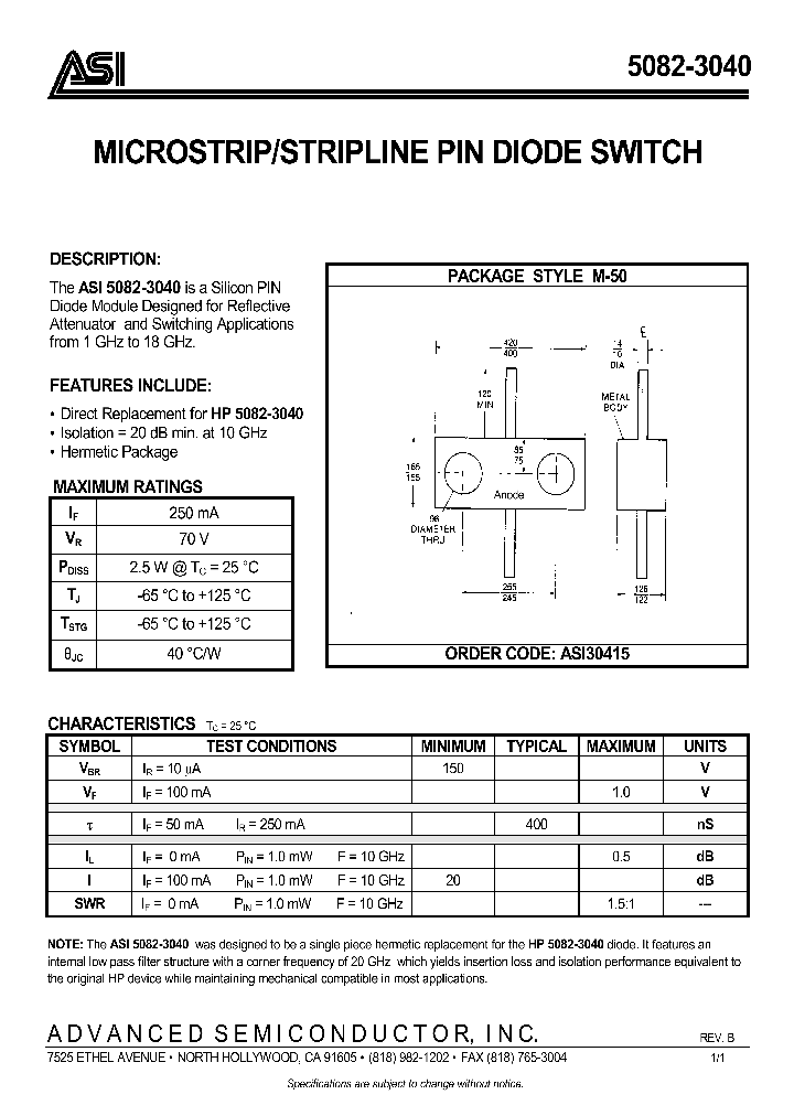 5082-3040_292847.PDF Datasheet