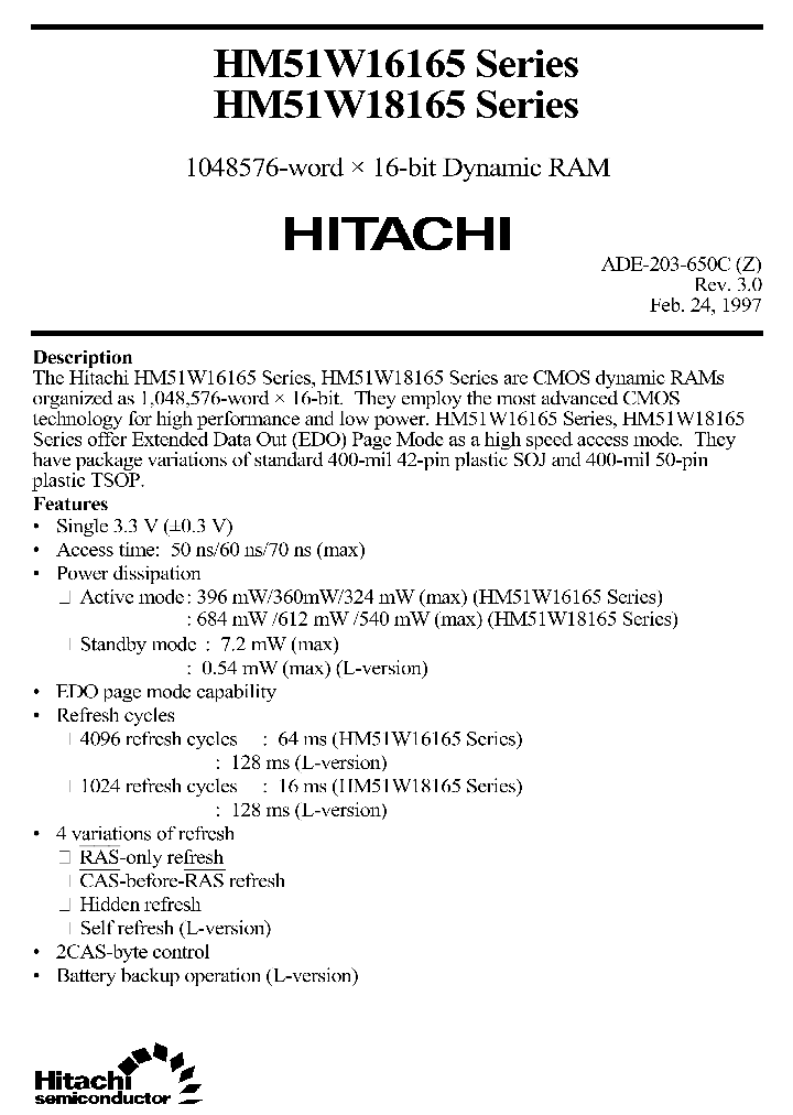 51W16165_296934.PDF Datasheet