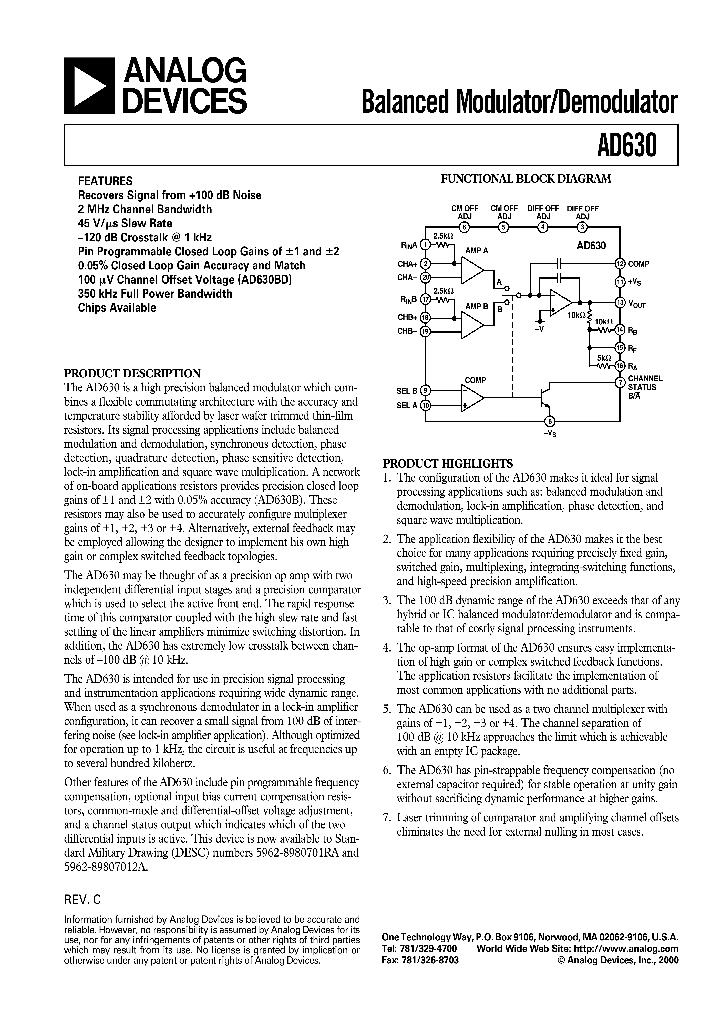 AD630_173068.PDF Datasheet