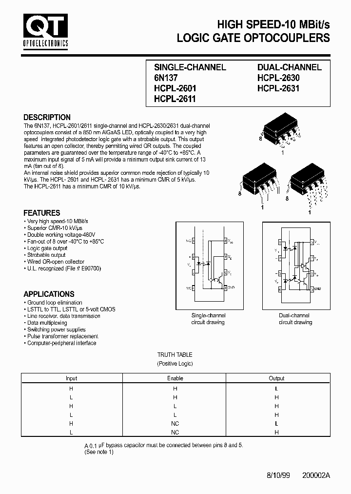 6N137_262825.PDF Datasheet