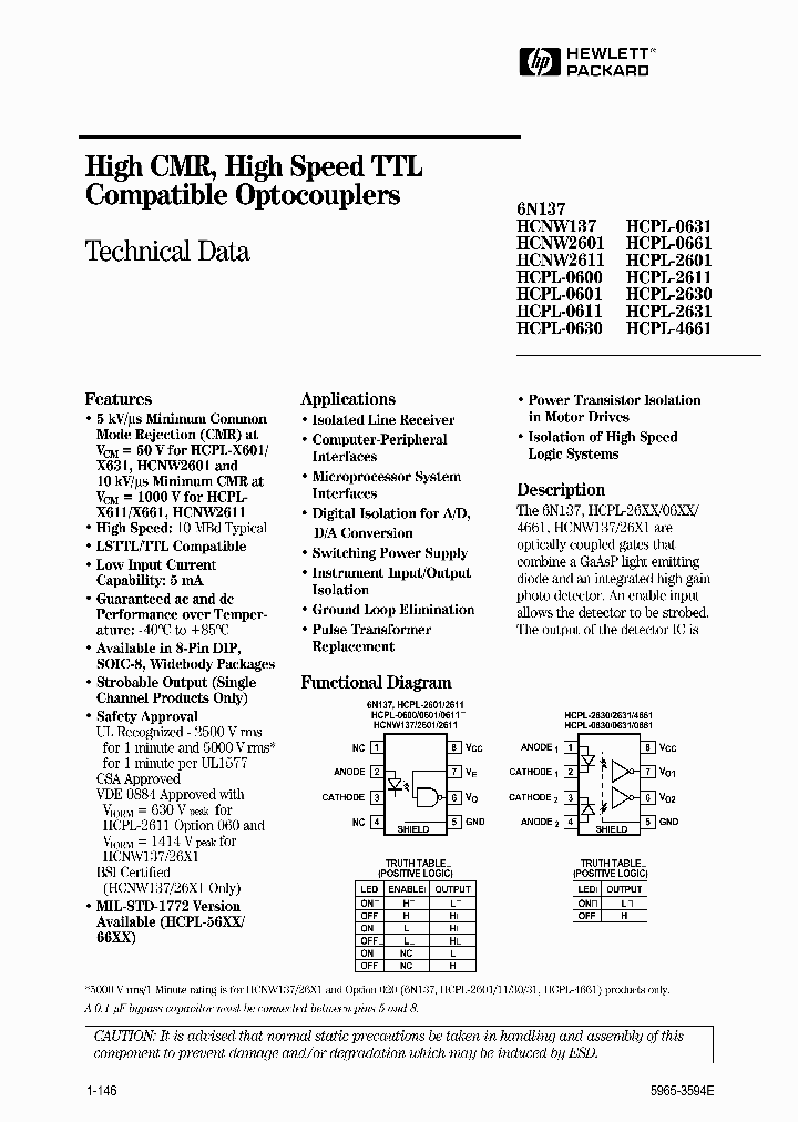 6N137_262827.PDF Datasheet