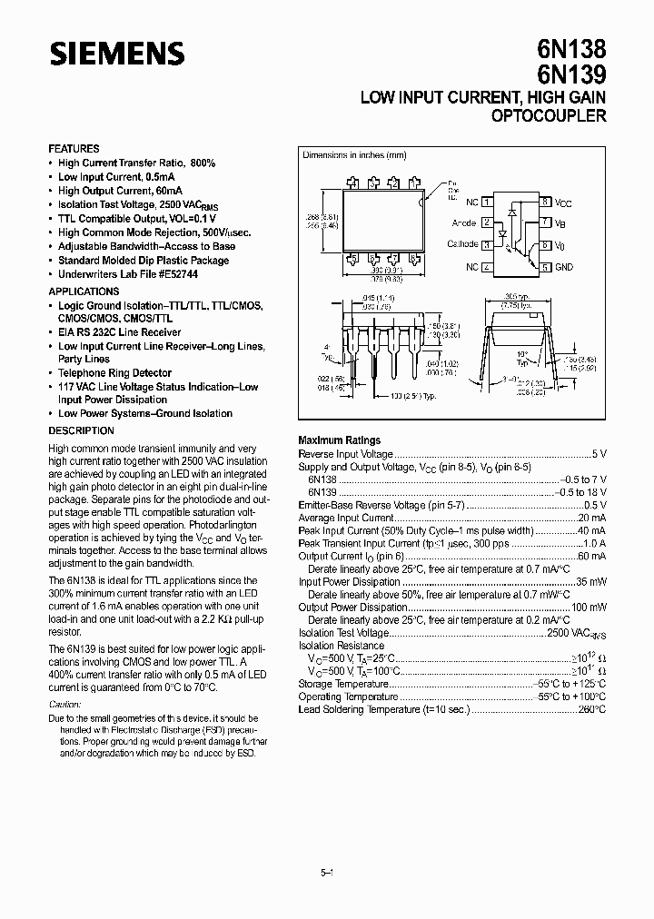6N139_258591.PDF Datasheet