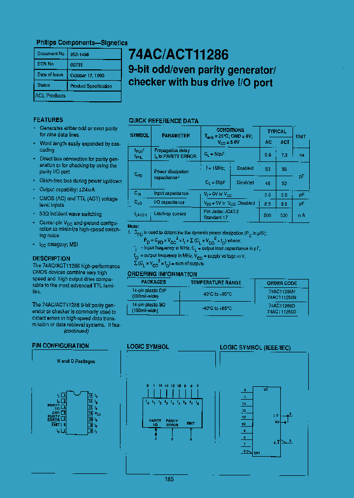74AC11286D_140591.PDF Datasheet