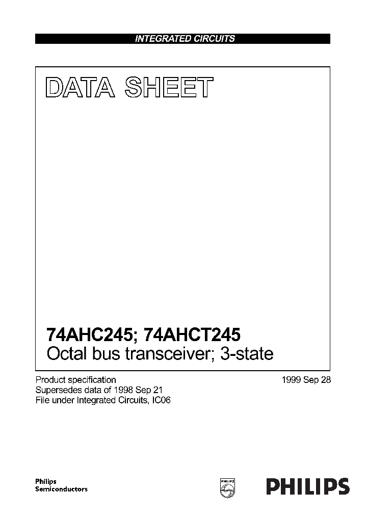 74AHC245_279076.PDF Datasheet