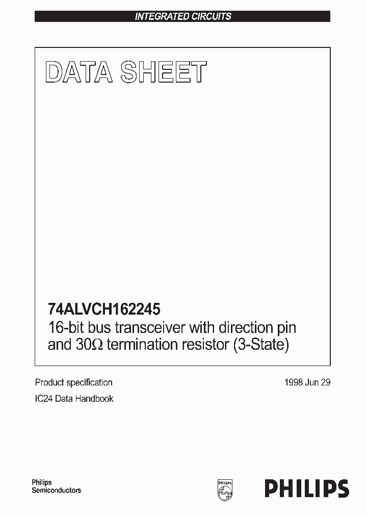 74ALVCH162245_294771.PDF Datasheet