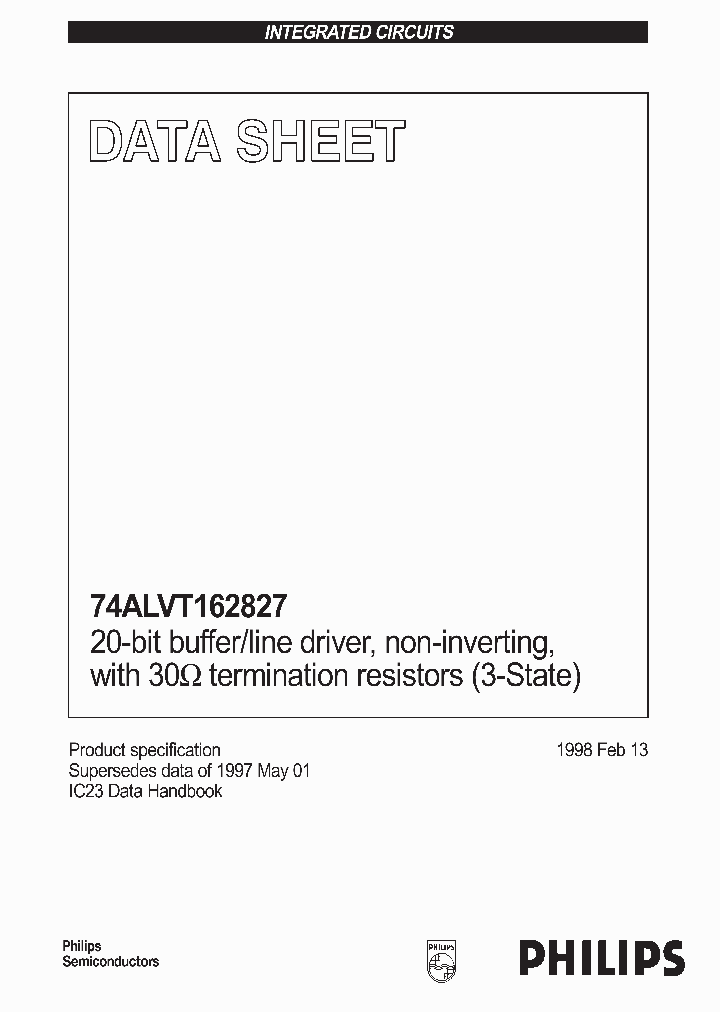 74ALVT162827_292057.PDF Datasheet