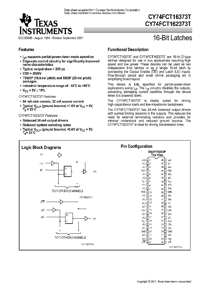 74FCT162373ATPVCT_200491.PDF Datasheet