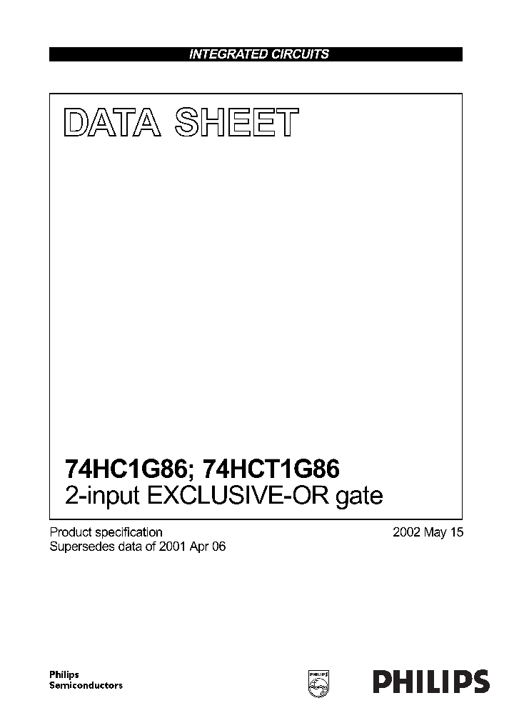 74HC1G86_283930.PDF Datasheet