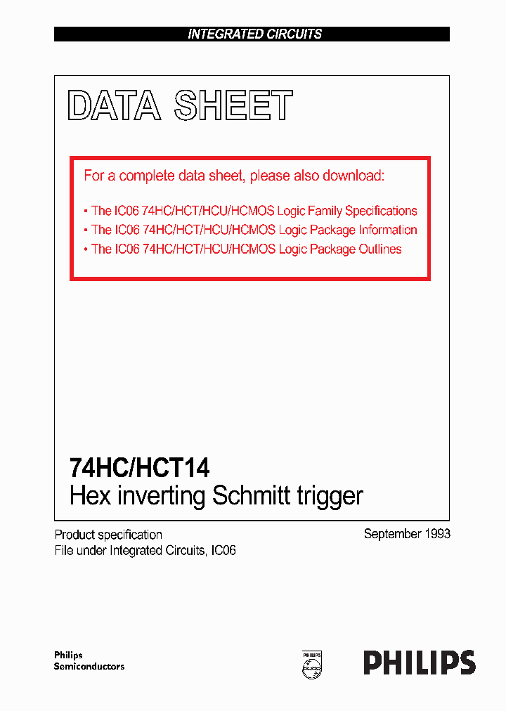 74HCHCT14_284980.PDF Datasheet
