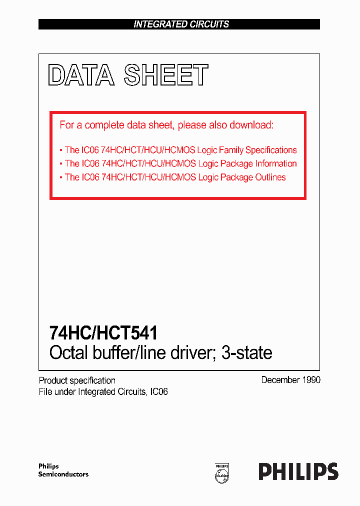 74HCHCT541_290025.PDF Datasheet