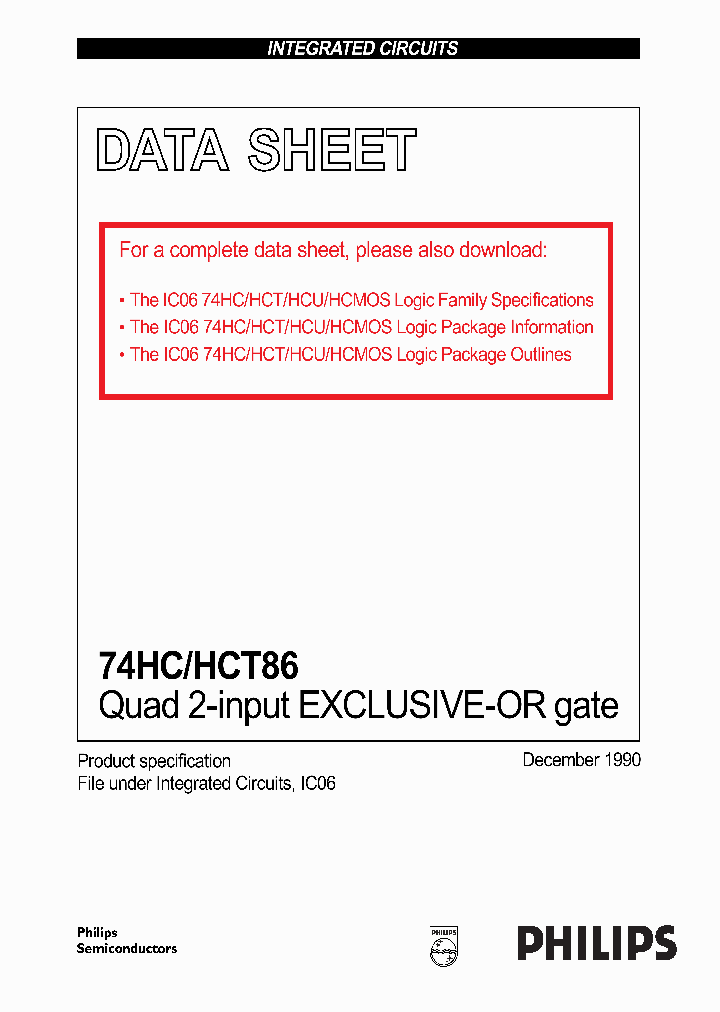 74HCHCT86_286579.PDF Datasheet
