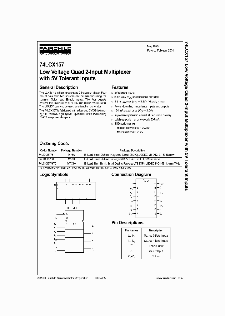 74LCX157_283139.PDF Datasheet