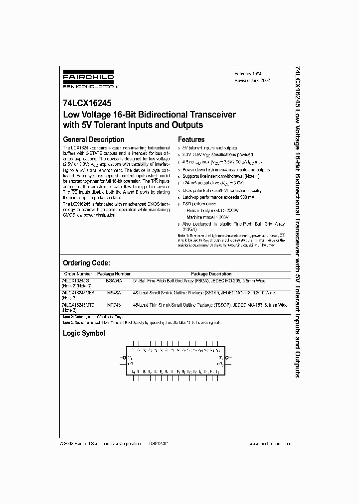 74LCX16245_283276.PDF Datasheet