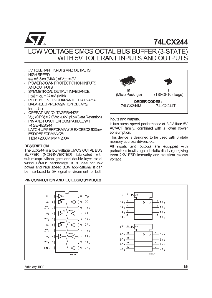74LCX244_291085.PDF Datasheet