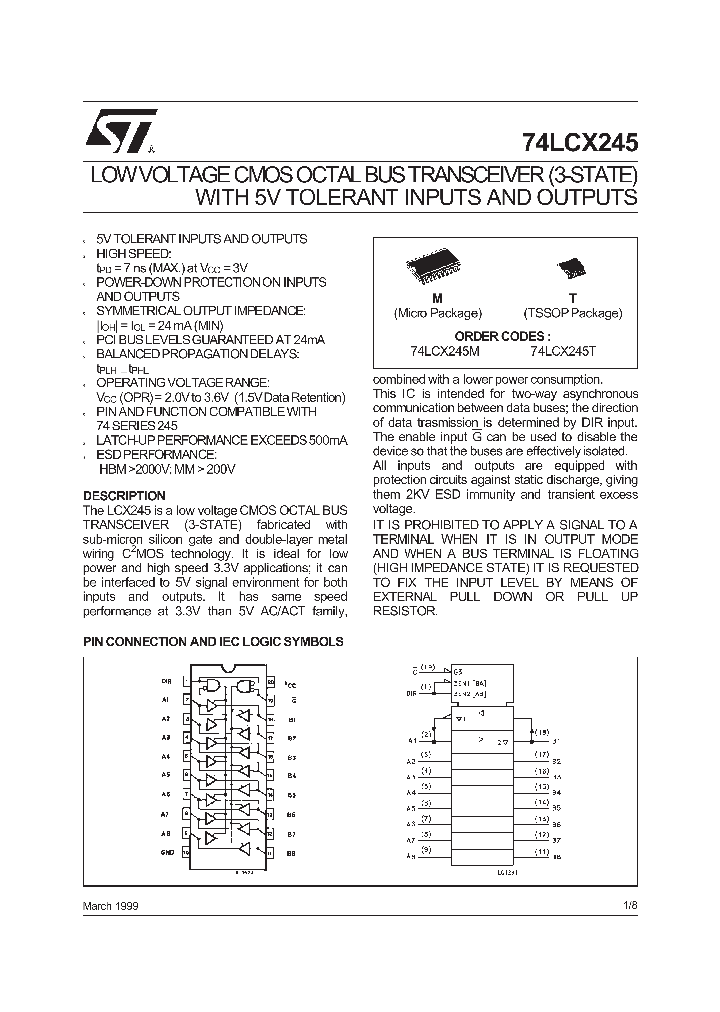 74LCX245_292223.PDF Datasheet