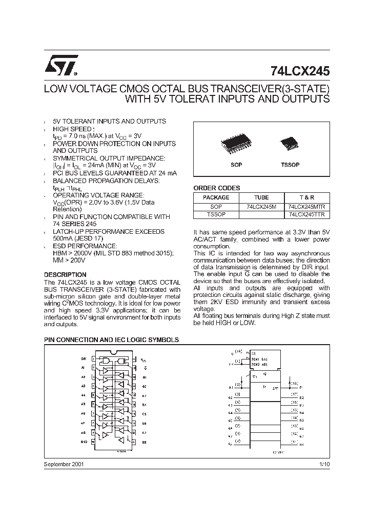 74LCX245TTR_292217.PDF Datasheet