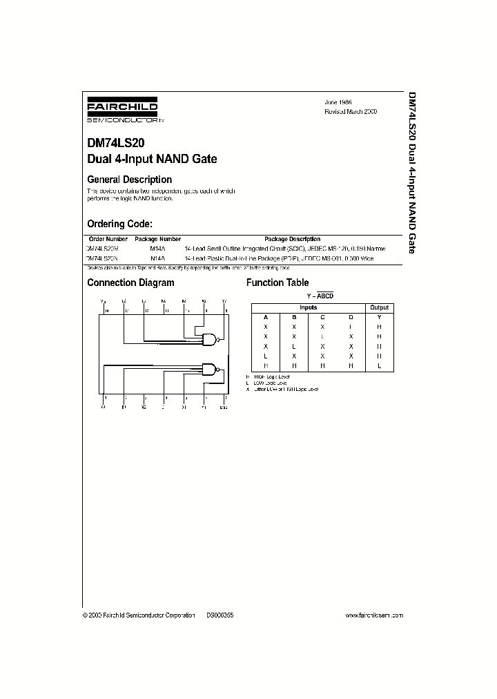 74LS20_288404.PDF Datasheet