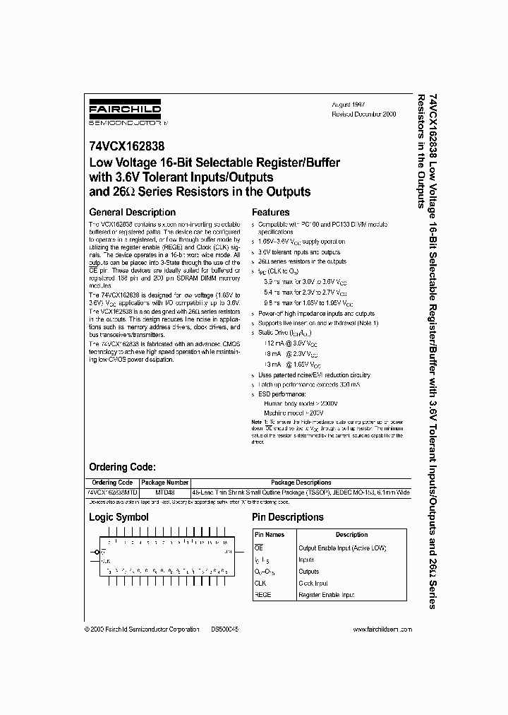 74VCX162838_293957.PDF Datasheet