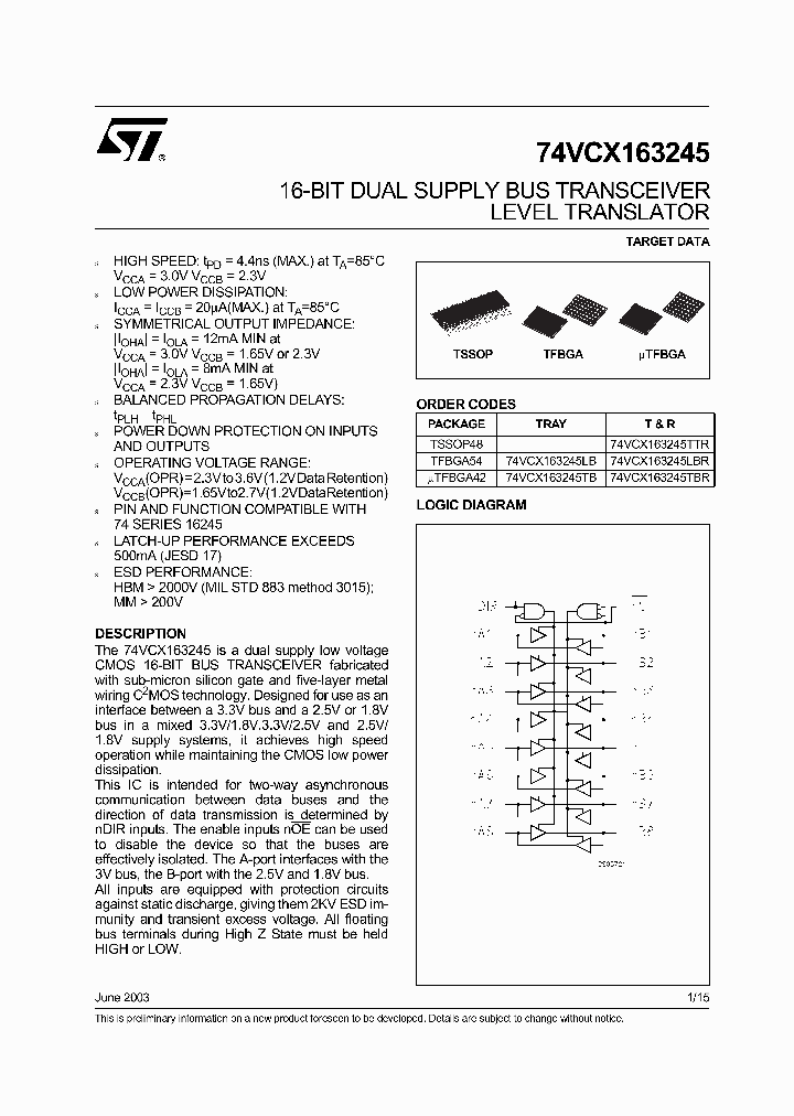74VCX163245_279676.PDF Datasheet