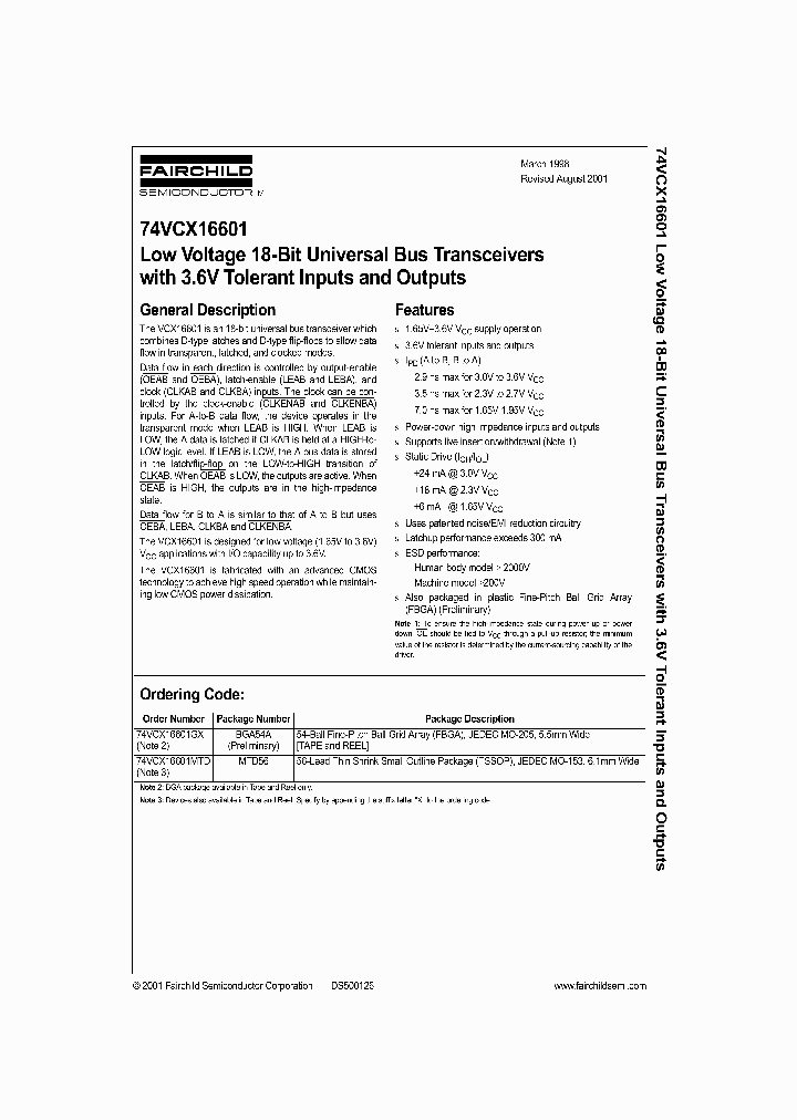 74VCX16601_282631.PDF Datasheet