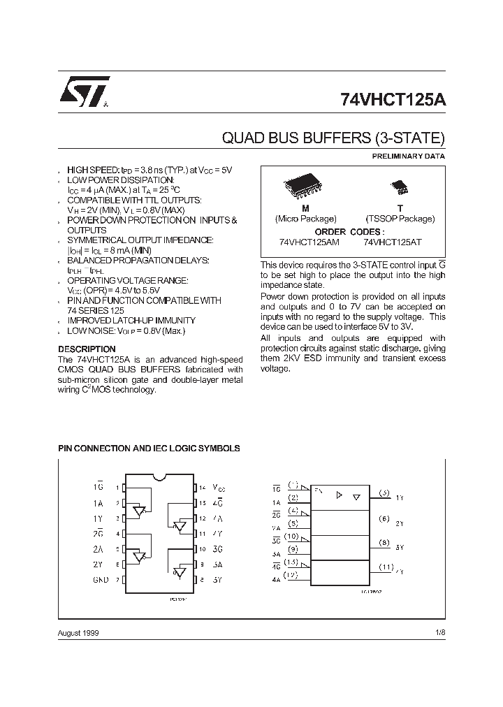 74VHCT125_55612.PDF Datasheet