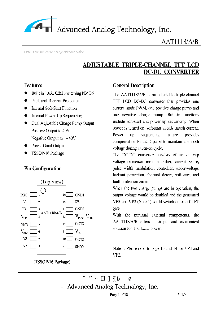 AAT1118_300487.PDF Datasheet