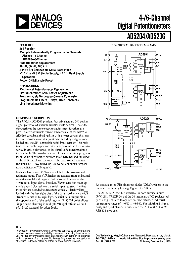 AD5204AD5206_299397.PDF Datasheet