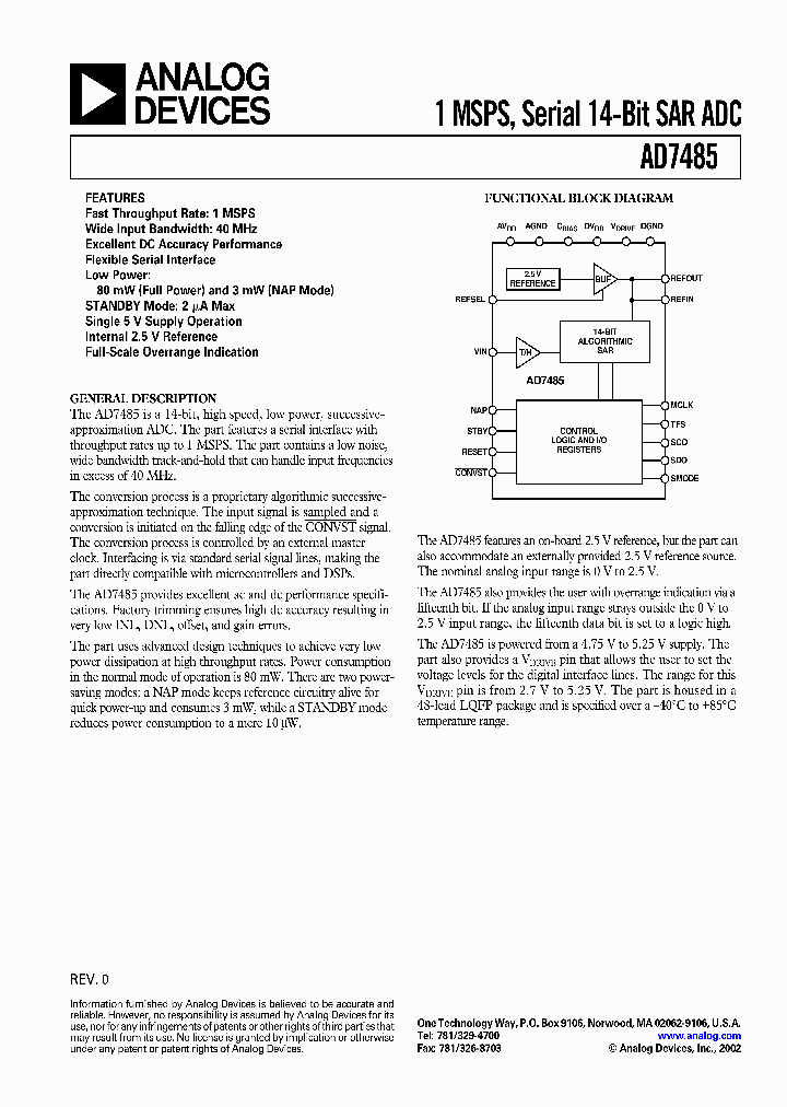 AD7485_246328.PDF Datasheet