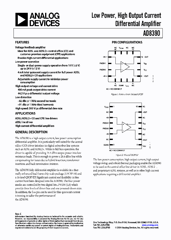 AD8390_265310.PDF Datasheet