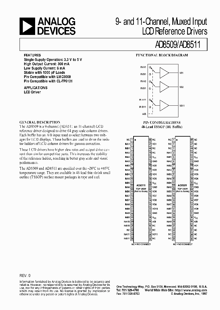 AD8511_277157.PDF Datasheet