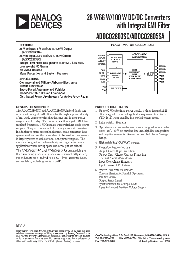 ADDC02803SCKV_253538.PDF Datasheet