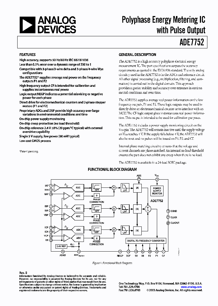 ADE7752_297582.PDF Datasheet
