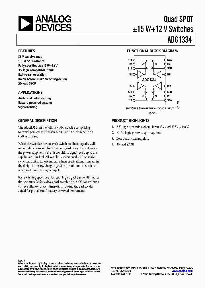 ADG1334_294073.PDF Datasheet