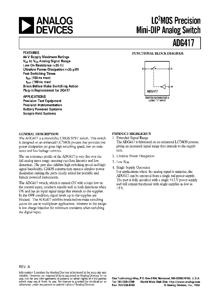 ADG417_209367.PDF Datasheet