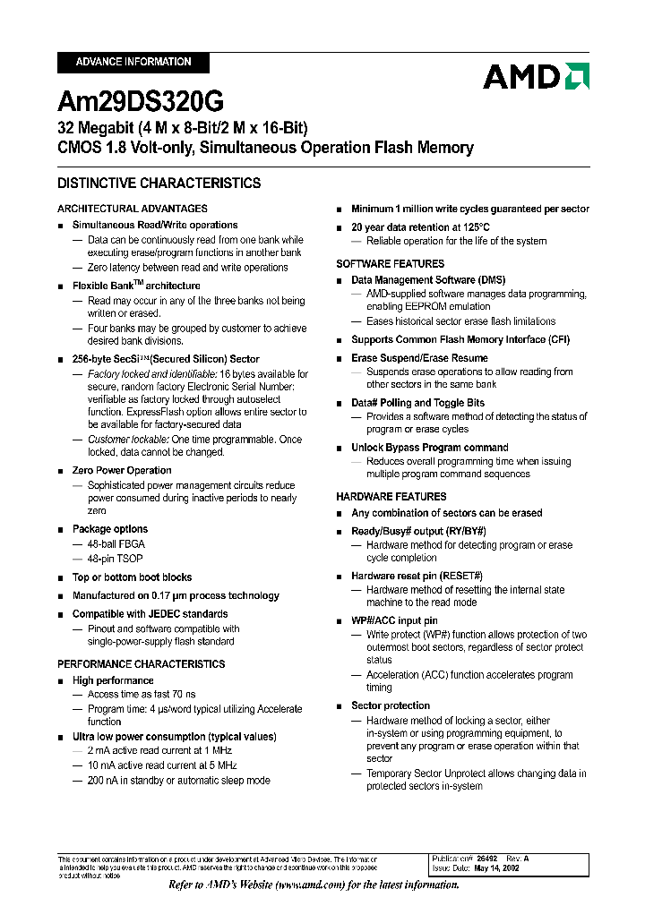 AM29DS320G_242318.PDF Datasheet