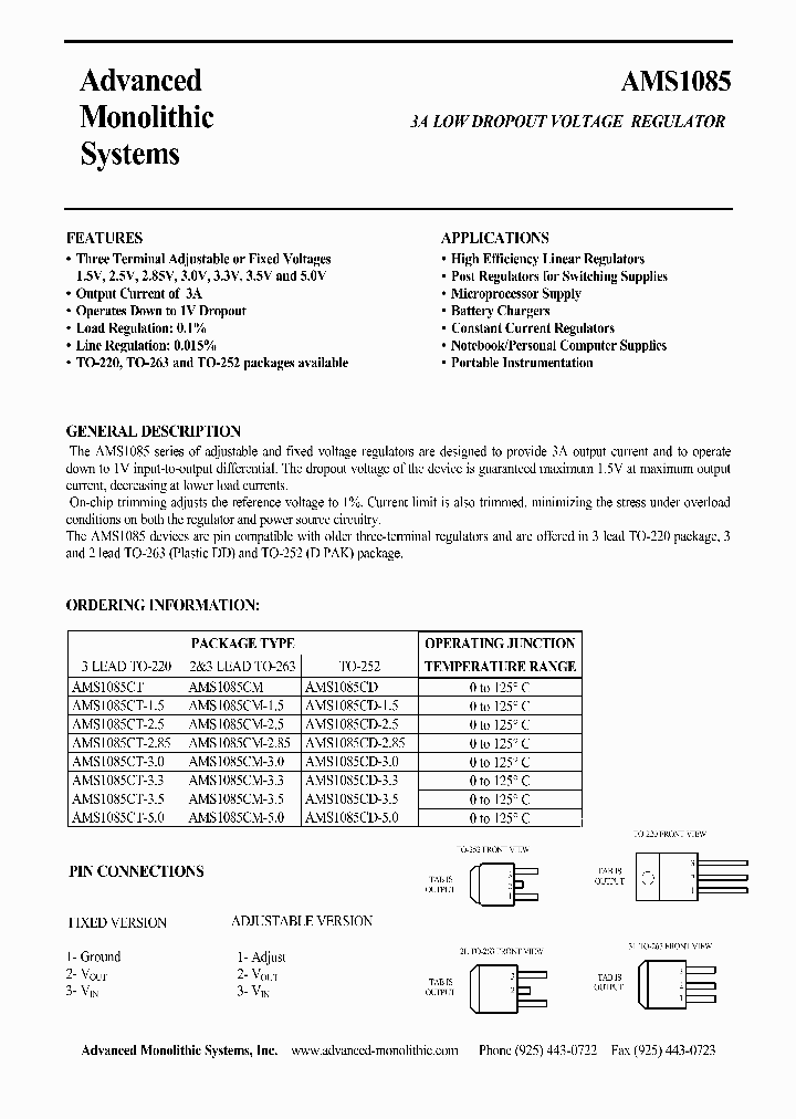 AMS1085CM-_279758.PDF Datasheet