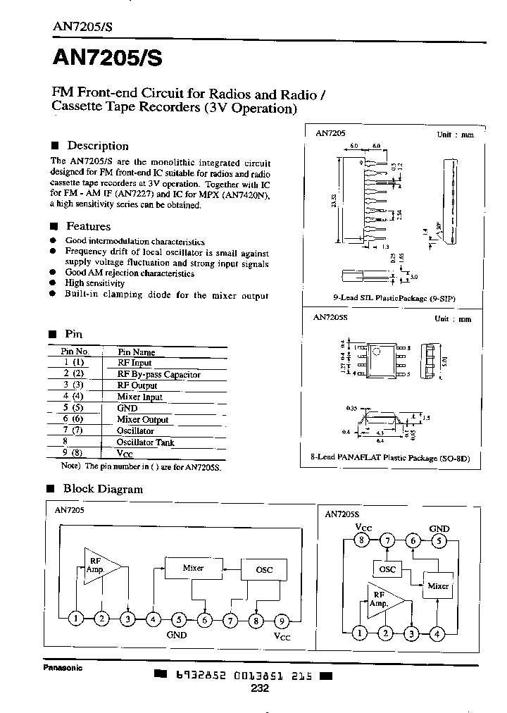 AN7205S_219031.PDF Datasheet