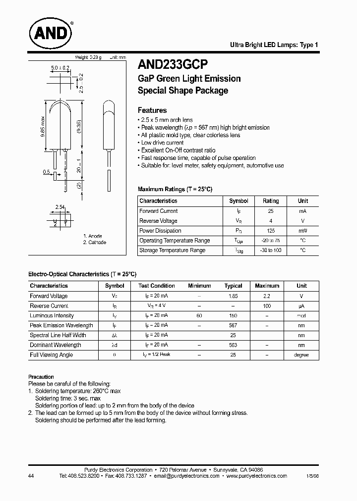 AND233GCP_248039.PDF Datasheet