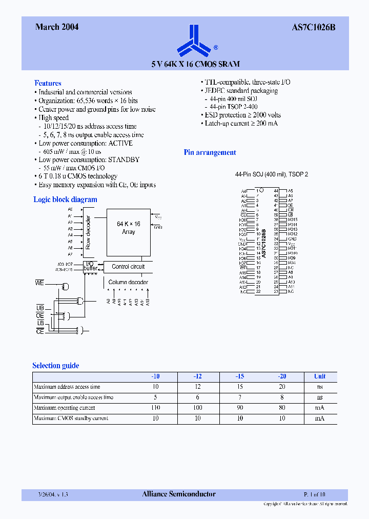 AS7C1026B_288716.PDF Datasheet