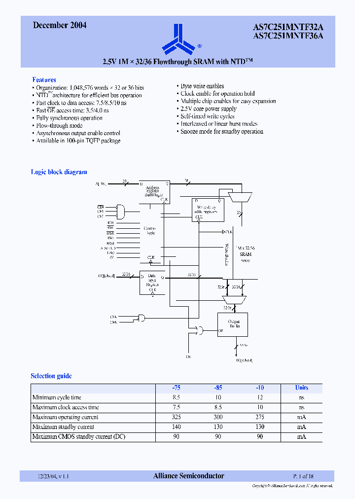 AS7C251MNTF3236A_281199.PDF Datasheet