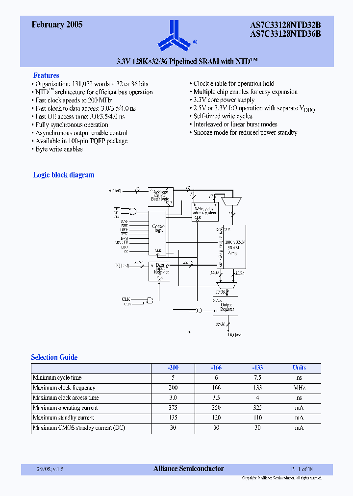 AS7C33128NTD3236B_277308.PDF Datasheet