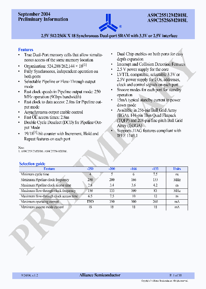 AS9C25512M2018L_279444.PDF Datasheet