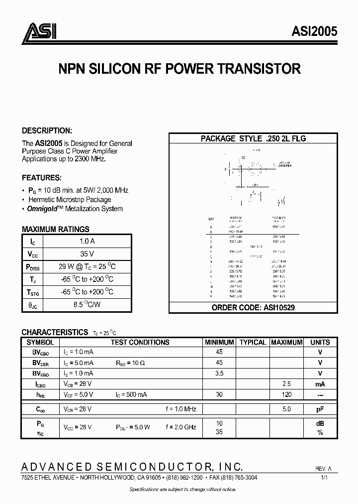 ASI2005_285977.PDF Datasheet