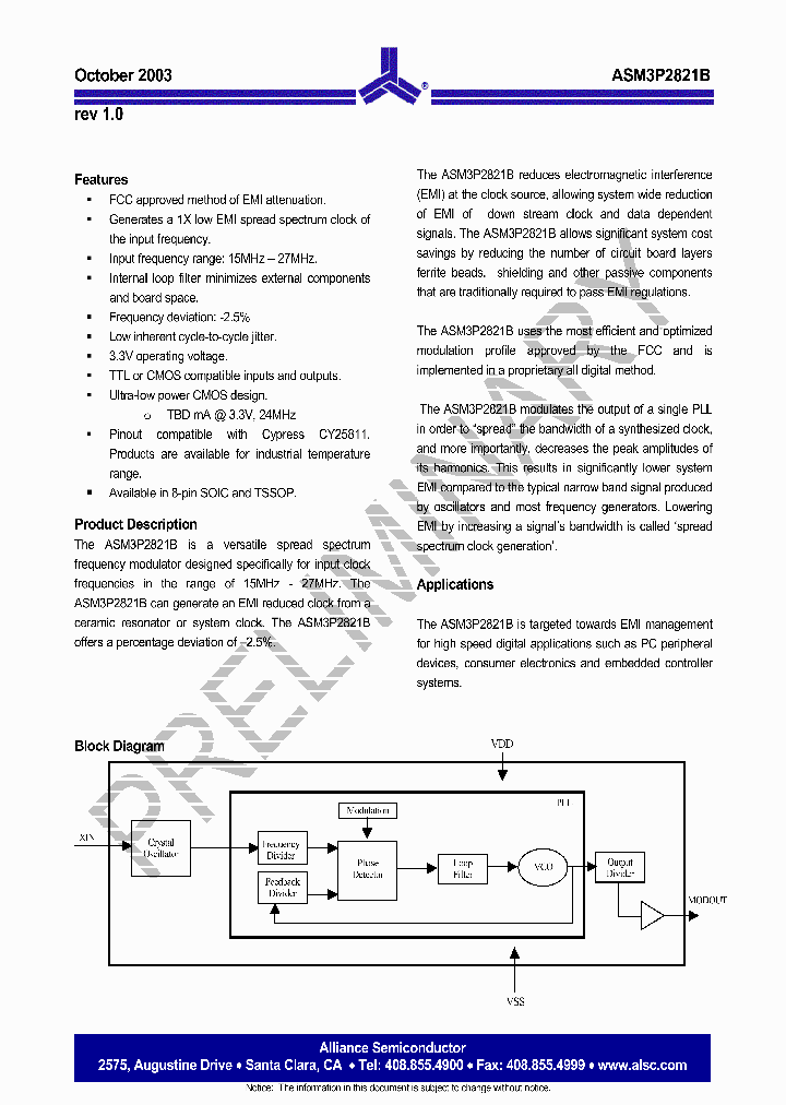 ASM3P2821B_274093.PDF Datasheet