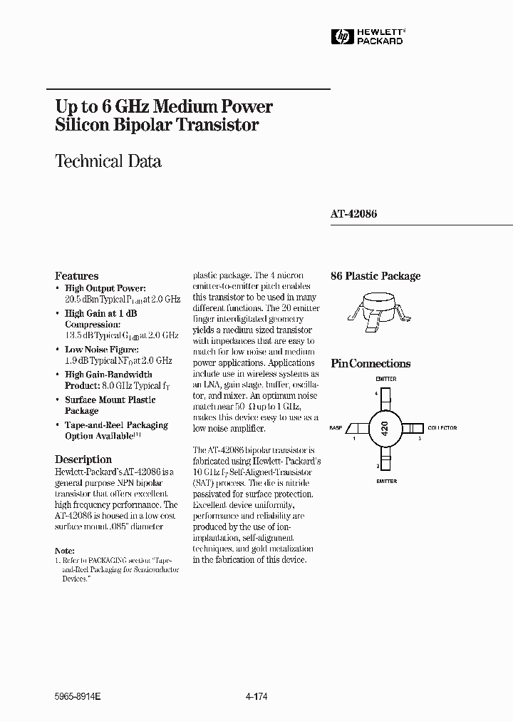 AT-42086_244916.PDF Datasheet