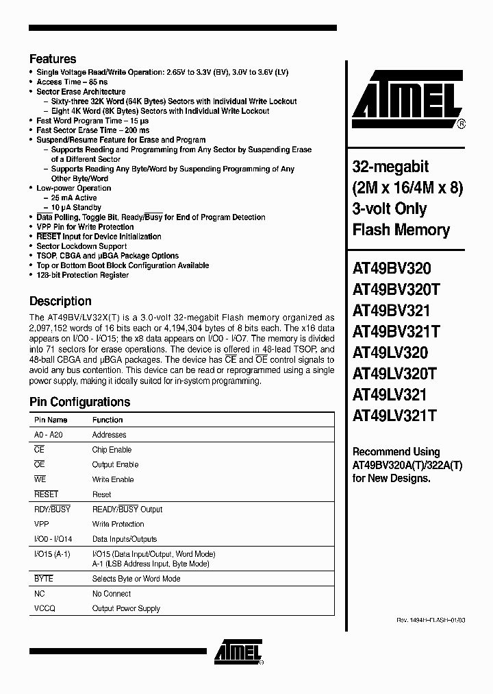 AT49LV321_201902.PDF Datasheet